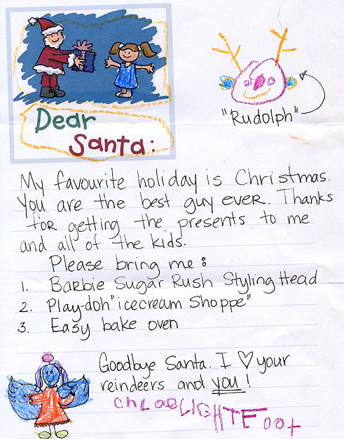 Letter To Santa Engleza La Grădi